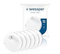 Wessper Filtre à eau à Charbon Actif pour Bouteille d'eau, Microdisc Cartouche pour Gourde Filtrante en Tritan 1 Litre, Composants Sans BPA- 6 pièces