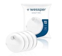 Wessper Filtre à eau à Charbon Actif pour Bouteille d'eau, Microdisc Cartouche pour Gourde Filtrante en Tritan 1 Litre, Composants Sans BPA- 4 pièces
