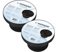 Wessper filtre de rechange avec charbon actif pour modèle C3C - 61801251, 531371 - convient aux hottes d'aspiration de Teka GFH55 / GFH73 / GFG2 / TL1-62 / CNL2, Küppersbusch, Gorenje, Smeg - 2 pièces