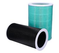 Wessper Filtre Hepa Compatible Avec Xiaomi Purificateur D'air, Filtre De Rechange | Vert Filtre À Charbon Actif Avec Formule Anti-formaldéhyde Pour Mi Air Purifier/2/2S/2H/3/3H/PRO/MAX
