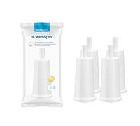 Wessper Filtre pour Machine Café, Compatible avec Sage Barista - Lot de 4