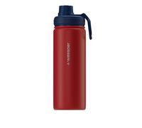 Wessper Gourde Thermique en Acier Inoxydable 500ml Anti-fuite Bouteille Isotherme, Thermos sans BPA avec 3 Couvercles | Gourde Rouge Élégante Sport | Gourde Isotherme Enfants Adulte pour Camping