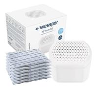 Wessper HumiFill Déshumidificateur d'air pour la Maison, coloris blanc, Inclus 6 Sachets de 250g au parfum de lavande