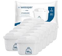 Wessper - Lot de 12 Cartouches Filtrantes - Compatibles Brita Maxtra+, Maxtra Pro, Carafes Marella, Style, Elemaris - Filtres à Eau de Remplacement
