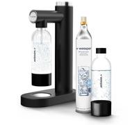 Wessper Machine à Eau Pétillante, Machine a Eau Gazeuse Machine a Soda Bouteille Gazeification | S1 Sodmarker avec 1L Bouteille PET, Sans BPA et 1 Cylindre de CO2 60L