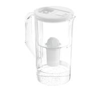 Wessper Pichet filtre à eau 2,8 l avec compteur LED Compatible avec Brita Maxtra | Set de 1 Pichet filtre à eau + Cartouche filtre à eau - Blanc