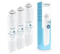 Wessper Remplacement de Filtre à Eau de Réfrigérateur 3 Pièces pour LG M7251242 FR-06, M7251242FR06 | Élimine le Chlore, Système d'eau par Osmose Inverse - Blanc