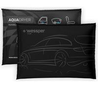 Wessper Sachet déshumidificateur réutilisable, rechargeable Wessper Déshumidificateur en silice, granulés d'humidité pour penderie, voiture, chaussures, chambre, débarras - 300g