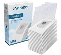 Wessper Sacs d’aspirateur Compatibles avec Philips, AEG, Electrolux et Volta - Filtre Anti-allergène, Puissance d’aspiration élevée, 16 Sacs + 4 Filtres