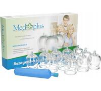 Wessper Set de 12 ventouses avec pompe, ventouses chinoises, ventouses sans feu, 58 mm x 27 mm x 37 mm, ventouses de haute qualité | Soulagement de la fatigue, du dos, des douleurs aux jambes