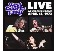 West, Bruce & Laing - Live At Circus Krone, Frankfurt, Germany - April 13, 1973 - Clear Frosted Glass [Vinyl Lp] Clear Vinyl, Gatefold Lp Jacket, Rmst