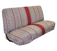 West Coast Auto Housse de siège Universelle « Baja Saddle Blanket » pour Banquette intégrale, Compatible avec Les Pick-ups Ford, Chevrolet, Dodge et Les Pick-ups de Grande Taille (Rouge)