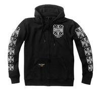 West Coast Choppers Choppers Dominator Sweat zippé capuche noir L