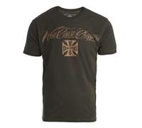 West Coast Choppers Eagle Crest Homme T-Shirt à Manches Courtes Anthracite XXL S