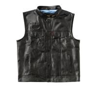 West Coast Choppers Gilet Cuir Collab 13 1/2