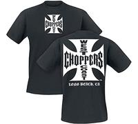 West Coast Choppers Iron Cross T-Shirt Black Fashion Mens Tees