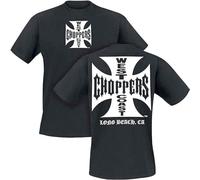 West Coast Choppers Iron Cross T-Shirt Black Fashion Mens Tees XXL