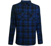 West Coast Choppers La Bomba Herringbone Chemise Flannel (Black/Blue,S)