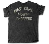 West Coast Choppers Motorcycle Co. Homme T-Shirt Manches Courtes Noir XL