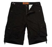 West Coast Choppers Short Cargo Caine Indéchirable Homme Short Noir XL 100% Coton Cargo