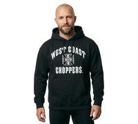 Sweat à Capuche West Coast Choppers Iron Oversize NoirM Noir