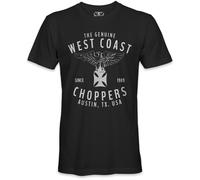 West Coast Choppers T-shirt pour homme Département course Tee Black S