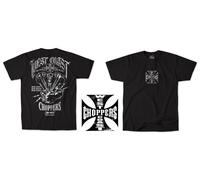 West Coast Choppers T-Shirt Times the Quality Vintage Noir Manches Courtes