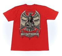 West Coast Choppers T-Shirt Uninvited Outlaws pour Homme - Rouge, Rouge, M