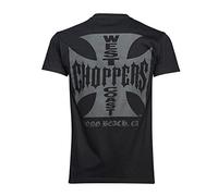 West Coast Choppers Tee Shirt Iron Cross Noir