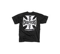 West Coast Choppers Tee Shirt Iron Cross Noir