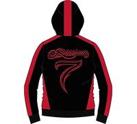 WEST COAST CHOPPERS WCC Kimi Raikkönen Script Logo Sweat à capuche Noir/rouge 3XL