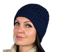 WEST COAST KNITWEAR Unisex Beanie 100% Merino Wool Soft and Warm Winter Hat Bonnet, Bleu Ciel, Taille Unique Mixte