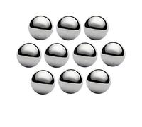 West Coast Paracord 2,5 cm Boules de roulement en Acier chromé pour Centre de paracorde Monkey Fist (Lot de 10)