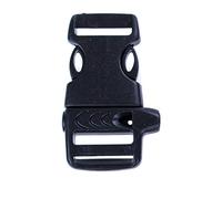 West Coast Paracord Boucle de sifflet à dégagement latéral de 1,9 cm - Survie d'urgence pour bracelet en paracorde - Plusieurs tailles de dos - Camping, chasse, pêche, randonnée (lot de 100)