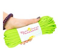 West Coast Paracord Cordon de survie de type III à 7 brins résistant à la rupture de 249,5 kg - Fabriqué aux États-Unis - Plus de 30 couleurs au choix - Disponible en vert de 3, 7, 15, 304,8 m, 304,8