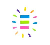 West Coast Paracord Lot de 15 gommes en caoutchouc, résistantes aux déchirures, sans taches et sans latex - Dessus de crayon et bloc de cale en néon - 3 blocs biseautés et 12 flèches standard