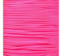 West Coast Paracord Paracorde 425 (3 mm) - 100 % nylon - Pour tactique, artisanat, survie, usage général (rose fluo, 30,5 m)