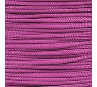 West Coast Paracord Paracorde 425 (3 mm) - 100 % nylon - Pour tactique, artisanat, survie - Utilisation générale - Fuchsia - 3 m