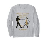 West Coast Swing #Addict Silhouette Couple Danse Manche Longue