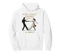 West Coast Swing #Addict Silhouette Couple Danse Sweat à Capuche