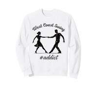 West Coast Swing - Cadeau Original pour Passionnés de Danse Sweatshirt