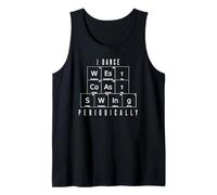 West Coast Swing Dance T-Shirt périodique Débardeur