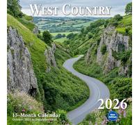 West Country 2026 Calendar: scenic rural charm and rolling countryside views of Southwest England