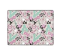 West Cowgirl - Tapis d'intérieur doux lavable pour salon, chambre à coucher, salon, chambre à coucher, 160 x 121 cm