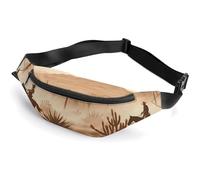 West Desert Cowboys Sac banane pour femme et homme Sac banane pour homme Sac banane pour homme Sac banane pour homme Sac banane de course à pied Petit sac banane pour femme, style, 36 x 15 cm, Style