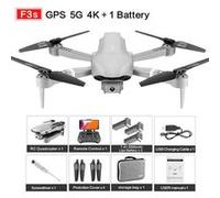 West going Drone GPS F-3 avec double caméra 4K HD WIFI FPV Quadricoptère pliable Drone intelligent G