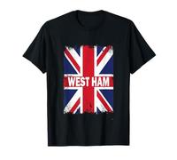 West Ham Angleterre avec Drapeau du Royaume-Uni T-Shirt
