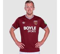 West Ham Home Chemise à Manches Courtes