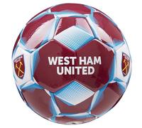 West Ham United F.C. Ballon de Foot Taille 3, 4 ou 5, Ballon Officiel du Club, Idée Cadeau pour Fan de Foot (Bordeaux, Taille 4)