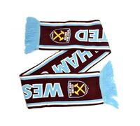 West Ham United FC - Écharpe (Taille unique) (Bordeaux/Bleu ciel)